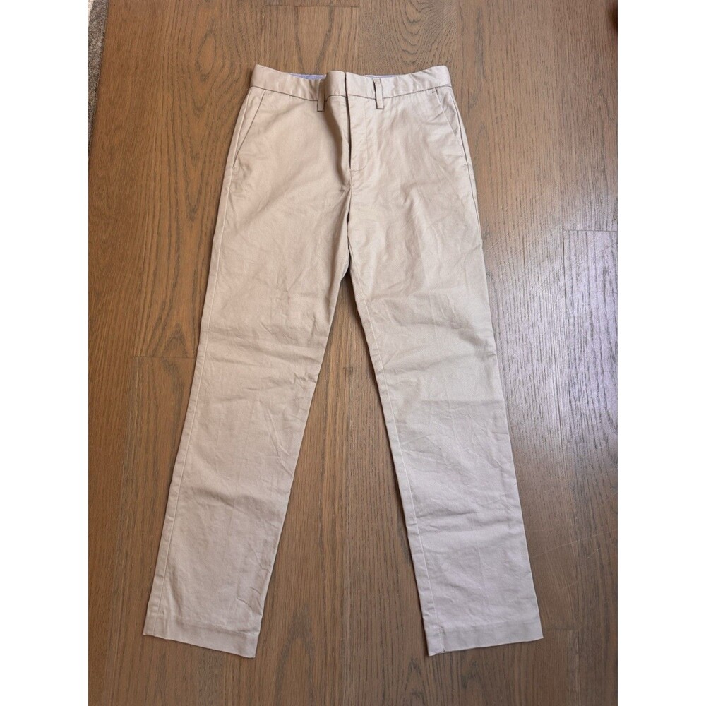 J Crew Crewcuts Thompson Boys Size 8 Khaki Chino Dress Pants Pristine - Picture 4 of 10